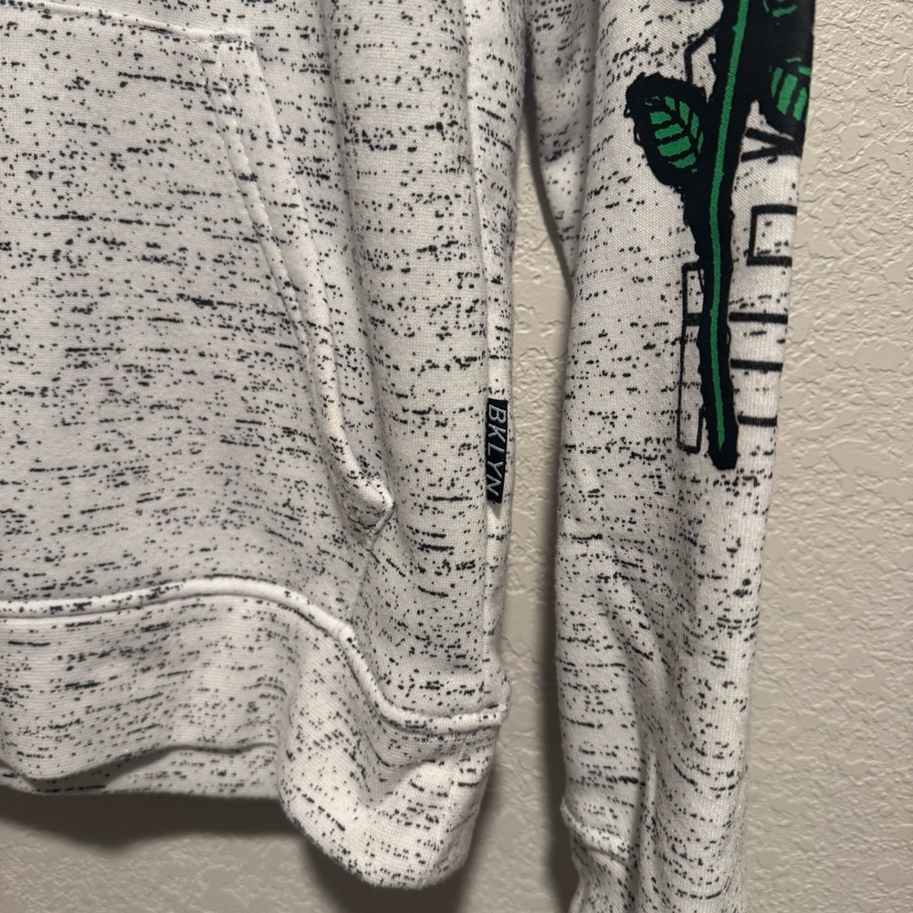 Brooklyn Cloth Cozy Thank You Rose Hoodie - Picture 7 of 7